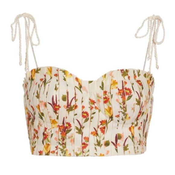 Ivory Moringa Clemenitina Crop Top - Picture 1 of 5